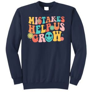 Retro 1960s Hippie Mistakes Help Us Grow Sweatshirt