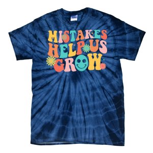 Retro 1960s Hippie Mistakes Help Us Grow Tie-Dye T-Shirt