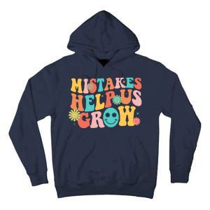 Retro 1960s Hippie Mistakes Help Us Grow Tall Hoodie