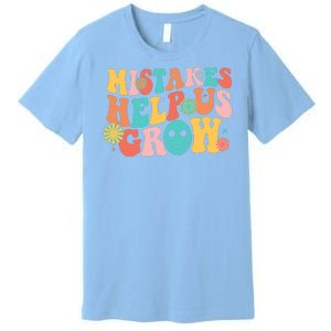 Retro 1960s Hippie Mistakes Help Us Grow Premium T-Shirt