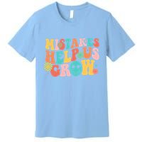 Retro 1960s Hippie Mistakes Help Us Grow Premium T-Shirt
