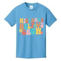 Retro 1960s Hippie Mistakes Help Us Grow Kids T-Shirt