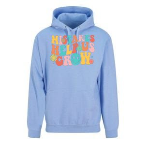 Retro 1960s Hippie Mistakes Help Us Grow Unisex Surf Hoodie