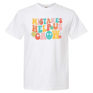 Retro 1960s Hippie Mistakes Help Us Grow Garment-Dyed Heavyweight T-Shirt