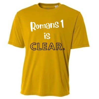 Romans 1 Is Clear Cooling Performance Crew T-Shirt