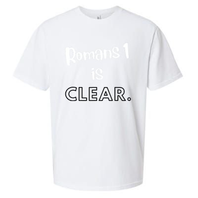 Romans 1 Is Clear Sueded Cloud Jersey T-Shirt