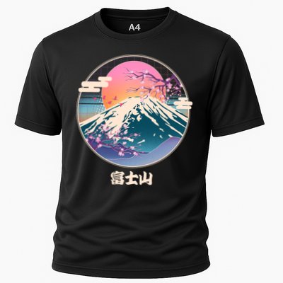 Retro 1980s Japanese Mount Fuji Performance Shirt