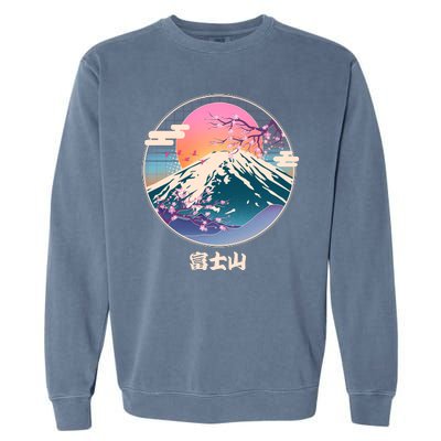 Retro 1980s Japanese Mount Fuji Garment-Dyed Sweatshirt