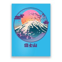 Retro 1980s Japanese Mount Fuji Poster