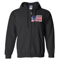 Reagan 1987 Miss Me Trump 2024 Me Too Full Zip Hoodie