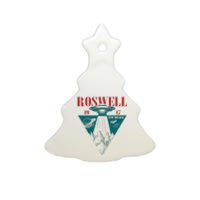 Roswell 1947 New Mexico Ufo Aliens Spaceship Ceramic Tree Ornament