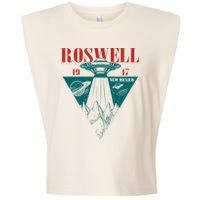 Roswell 1947 New Mexico Ufo Aliens Spaceship Garment-Dyed Women's Muscle Tee