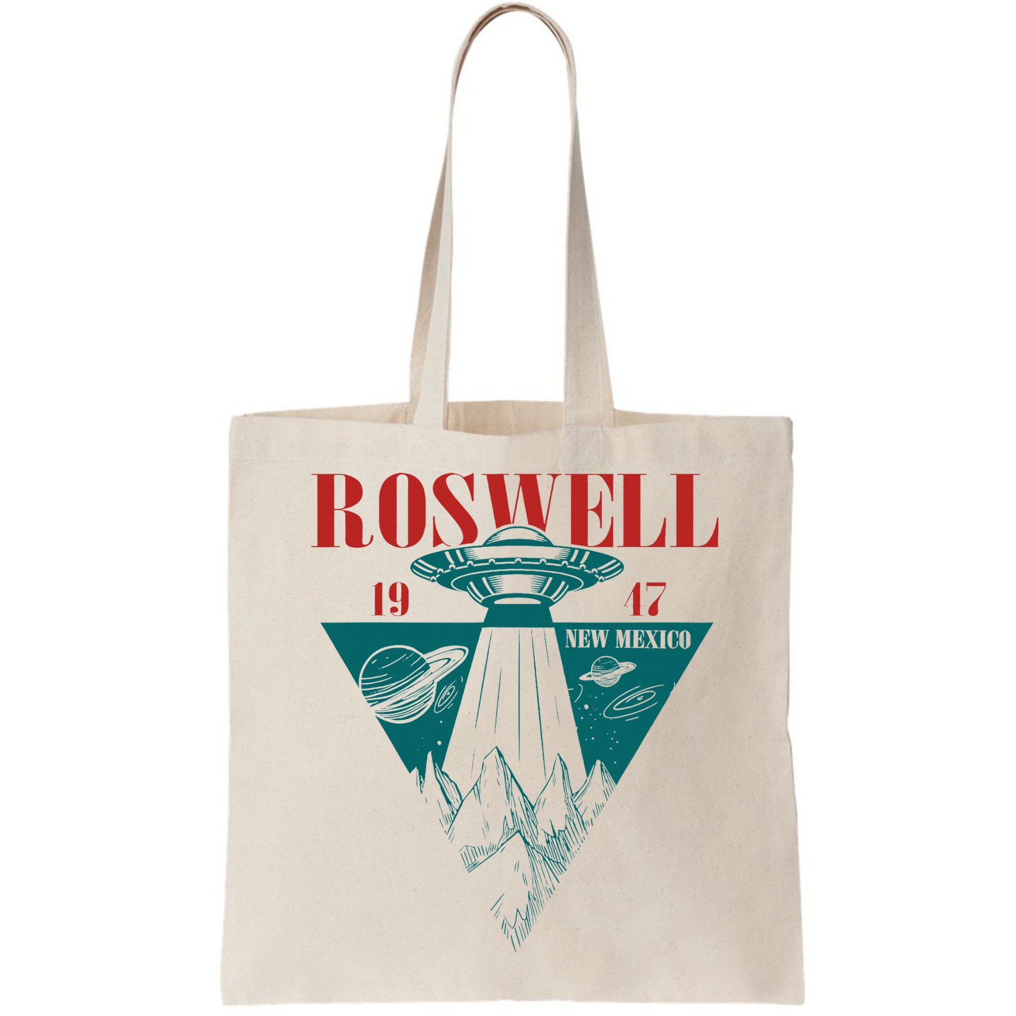 Roswell 1947 New Mexico Ufo Aliens Spaceship Bag