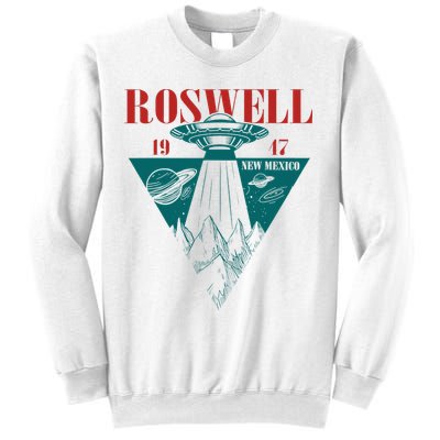 Roswell 1947 New Mexico Ufo Aliens Spaceship Sweatshirt