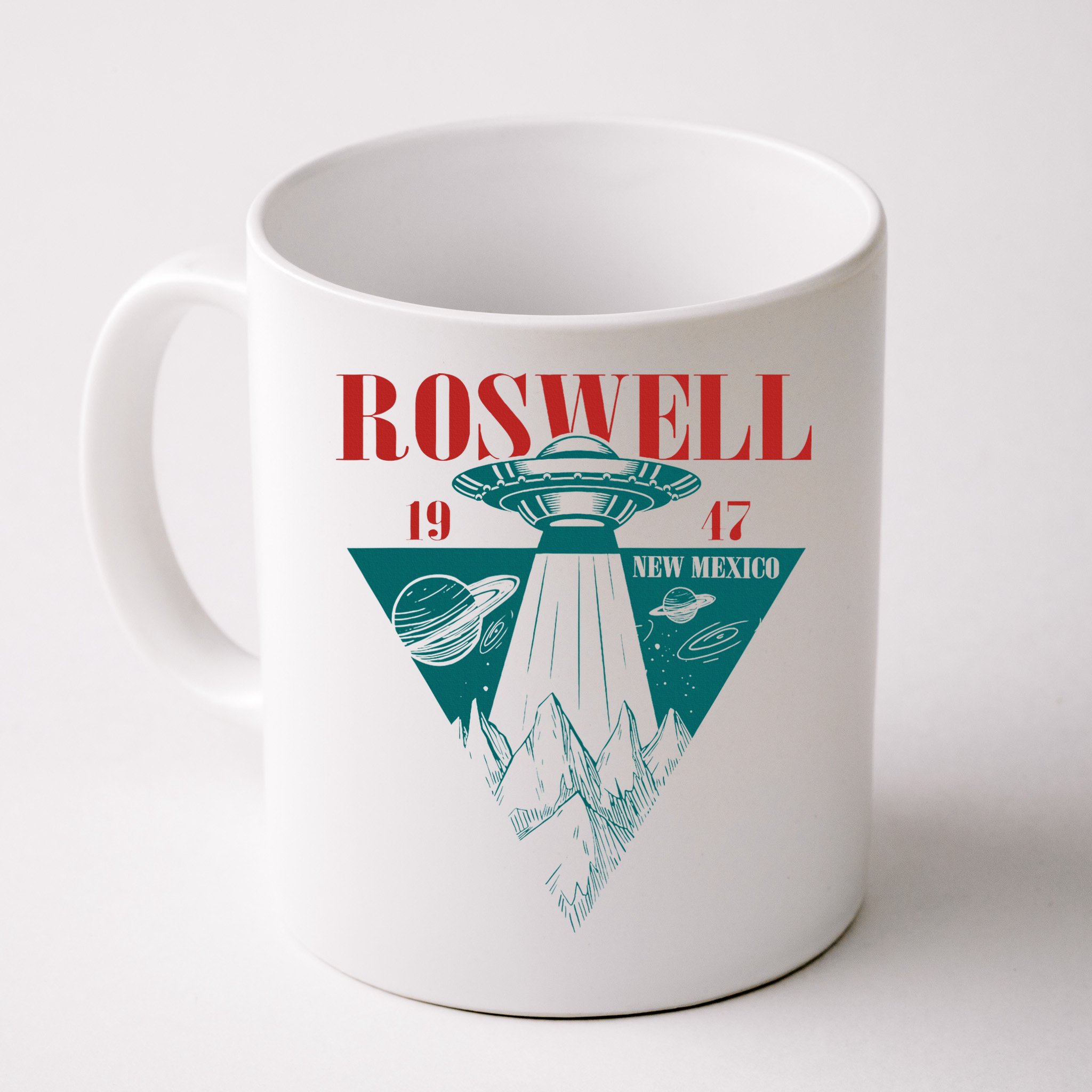 Roswell 1947 New Mexico Ufo Aliens Spaceship Mug