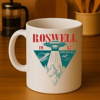 Roswell 1947 New Mexico Ufo Aliens Spaceship Mug