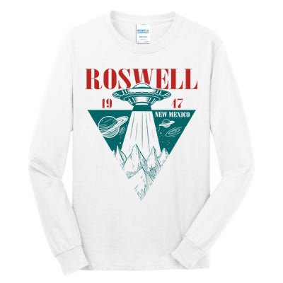 Roswell 1947 New Mexico Ufo Aliens Spaceship Tall Long Sleeve T-Shirt