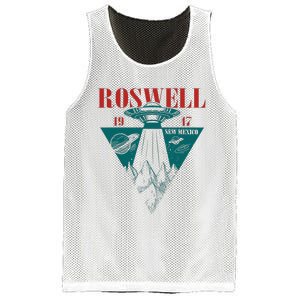 Roswell 1947 New Mexico Ufo Aliens Spaceship Mesh Reversible Basketball Jersey Tank