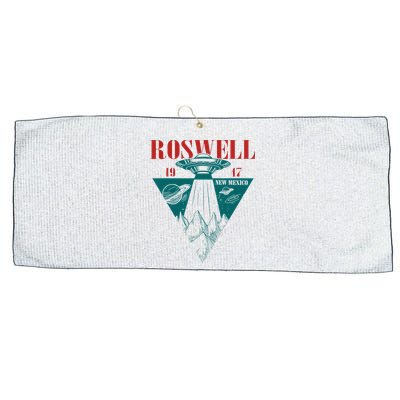 Roswell 1947 New Mexico Ufo Aliens Spaceship Large Microfiber Waffle Golf Towel