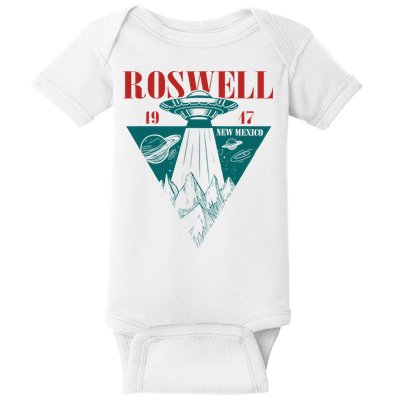 Roswell 1947 New Mexico Ufo Aliens Spaceship Baby Bodysuit