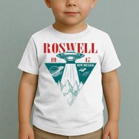 Roswell 1947 New Mexico Ufo Aliens Spaceship Toddler T-Shirt