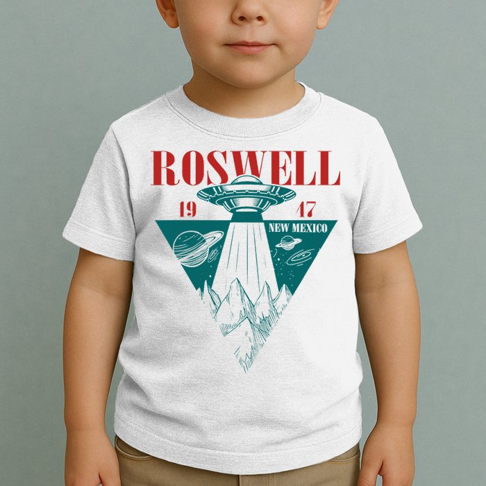 Roswell 1947 New Mexico Ufo Aliens Spaceship Toddler T-Shirt