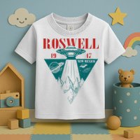 Roswell 1947 New Mexico Ufo Aliens Spaceship Toddler T-Shirt