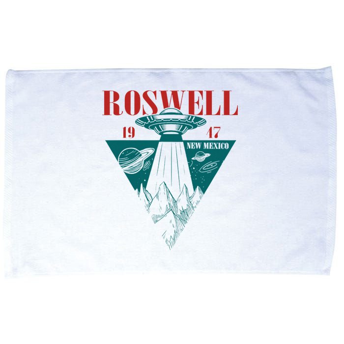 Roswell 1947 New Mexico Ufo Aliens Spaceship Microfiber Hand Towel