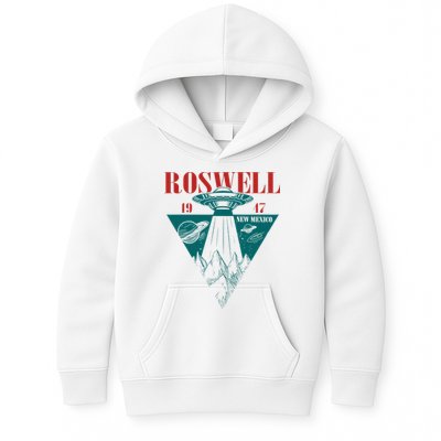 Roswell 1947 New Mexico Ufo Aliens Spaceship Kids Hoodie