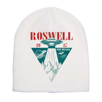 Roswell 1947 New Mexico Ufo Aliens Spaceship Short Acrylic Beanie