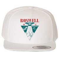 Roswell 1947 New Mexico Ufo Aliens Spaceship Wool Snapback Cap
