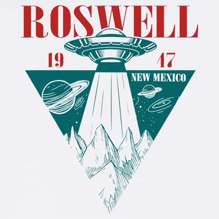Roswell 1947 New Mexico Ufo Aliens Spaceship Wool Snapback Cap