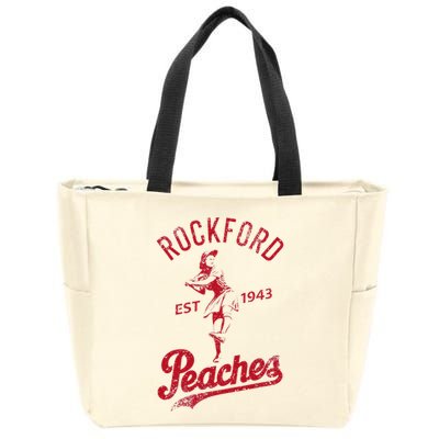Rockford 1943 Peaches Vintage Zip Tote Bag
