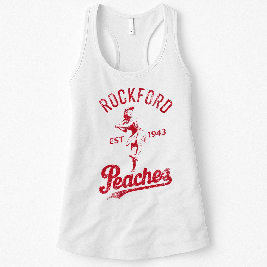 Rockford 1943 Peaches Vintage Womens Tank Top