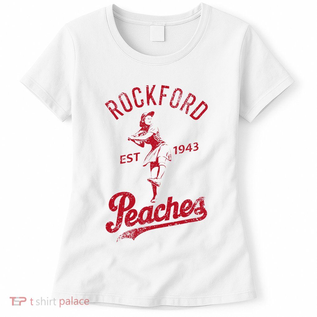 Rockford 1943 Peaches Vintage Womens T-Shirt