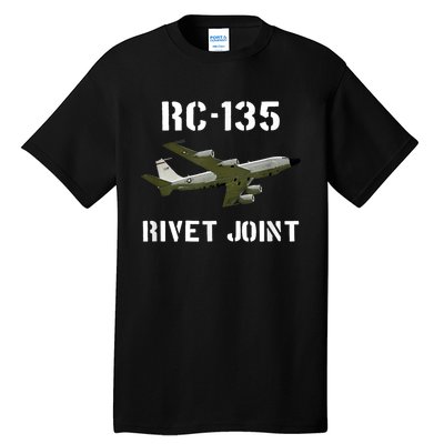 Rc 135 Rivet Joint Spy Plane Aircraft Tall T-Shirt