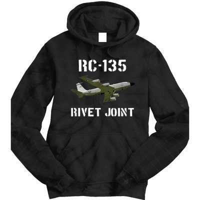 Rc 135 Rivet Joint Spy Plane Aircraft Tie Dye Hoodie