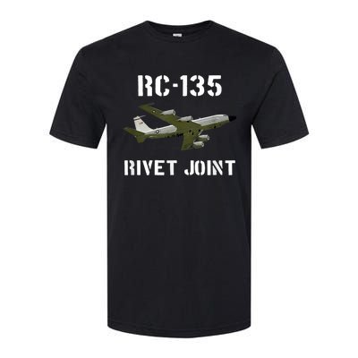 Rc 135 Rivet Joint Spy Plane Aircraft Softstyle CVC T-Shirt