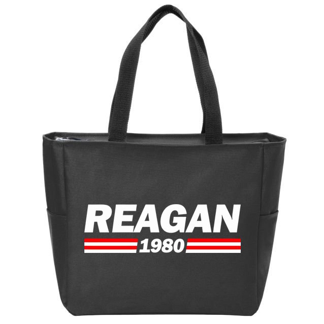 Reagan 1980 Zip Tote Bag