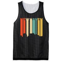 Retro 1970S Style New Haven Connecticut Skyline Mesh Reversible Basketball Jersey Tank