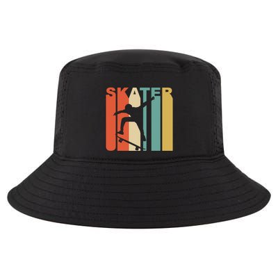 Retro 1970S Style Skater Skateboarder Skateboarding Cute Gift Cool Gift Cool Comfort Performance Bucket Hat