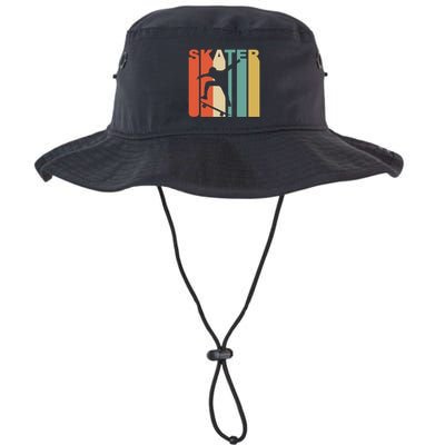 Retro 1970S Style Skater Skateboarder Skateboarding Cute Gift Cool Gift Bucket Hat