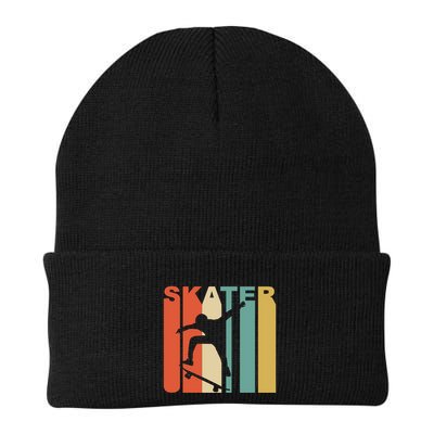 Retro 1970S Style Skater Skateboarder Skateboarding Cute Gift Cool Gift Beanie