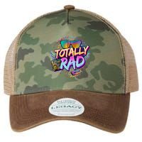Retro 1980's Totally Rad 80's Funny 80s Theme Retro Party  Legacy Tie Dye Trucker Hat