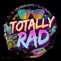 Retro 1980's Totally Rad 80's Funny 80s Theme Retro Party  7-Panel Snapback Hat