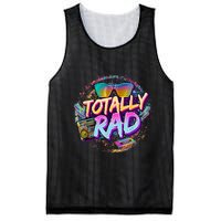 Retro 1980's Totally Rad 80's Funny 80s Theme Retro Party  Mesh Reversible Basketball Jersey Tank
