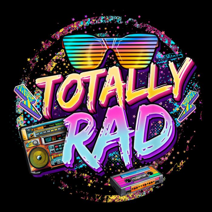 Retro 1980's Totally Rad 80's Funny 80s Theme Retro Party  Mesh Reversible Basketball Jersey Tank