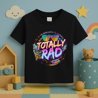 Retro 1980's Totally Rad 80's Funny 80s Theme Retro Party  Toddler T-Shirt