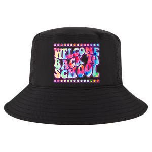 Retro 1960s Tie Dye Welcome Back To School Cool Comfort Performance Bucket Hat