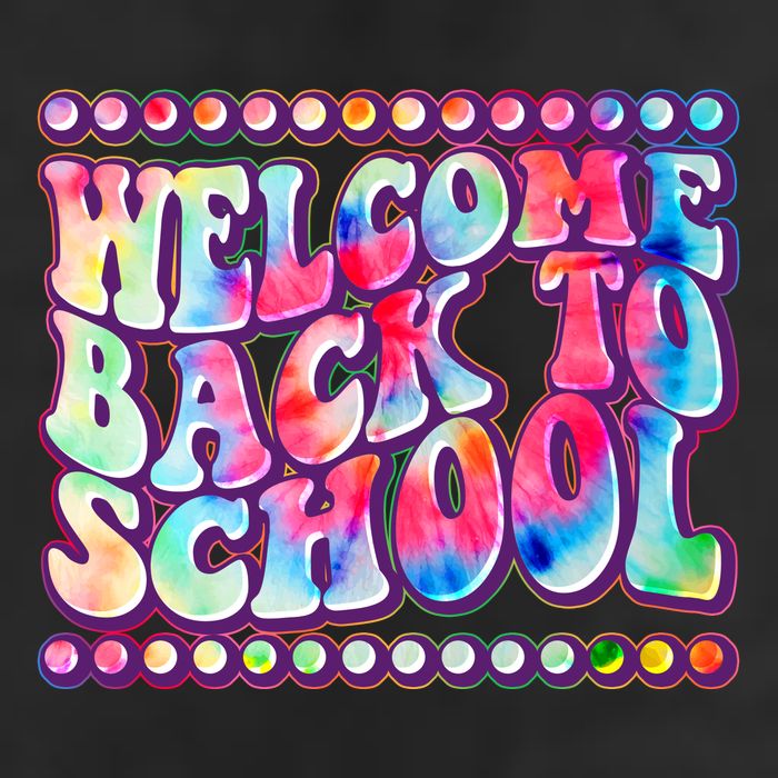Retro 1960s Tie Dye Welcome Back To School Cool Comfort Performance Bucket Hat